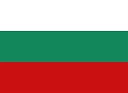 [ai] The national flag of Bulgaria, featuring three horizontal stripes: white at the top, green in the middle, and red at the bottom.